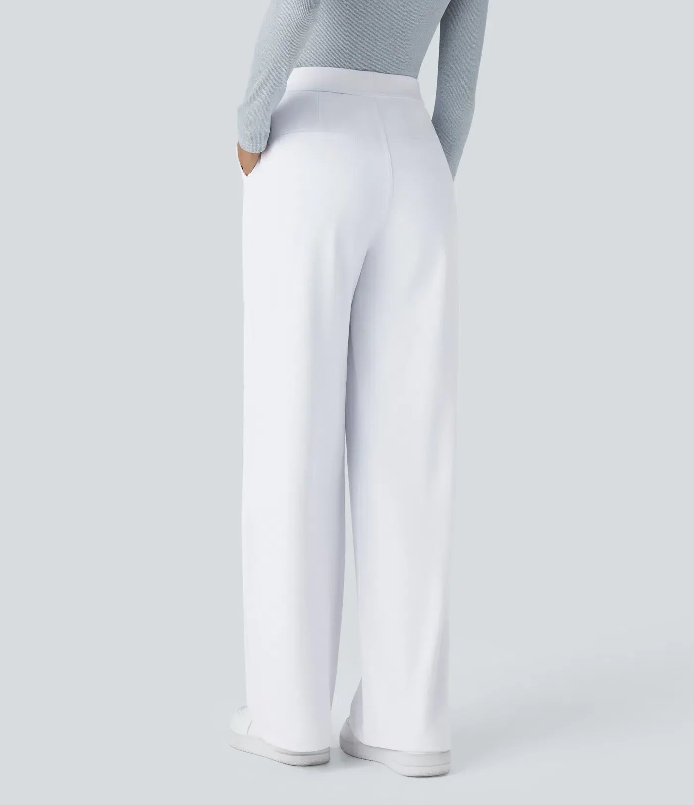 Pantaloni svasati ColaTek Air™ con cintura alta e tasche laterali con zip