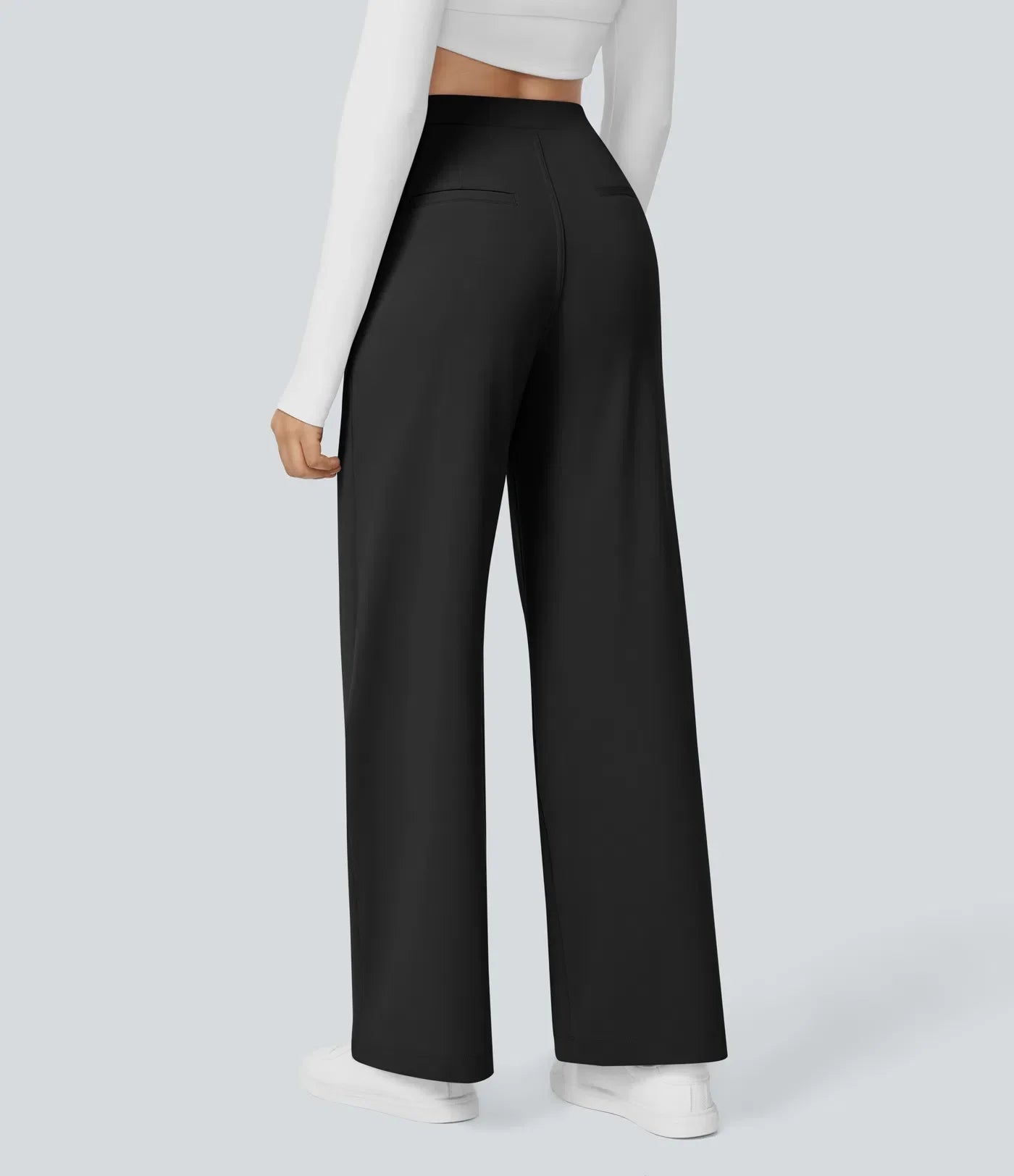 Pantaloni svasati ColaTek Air™ con cintura alta e tasche laterali con zip
